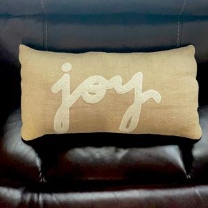 JOY accent pillow